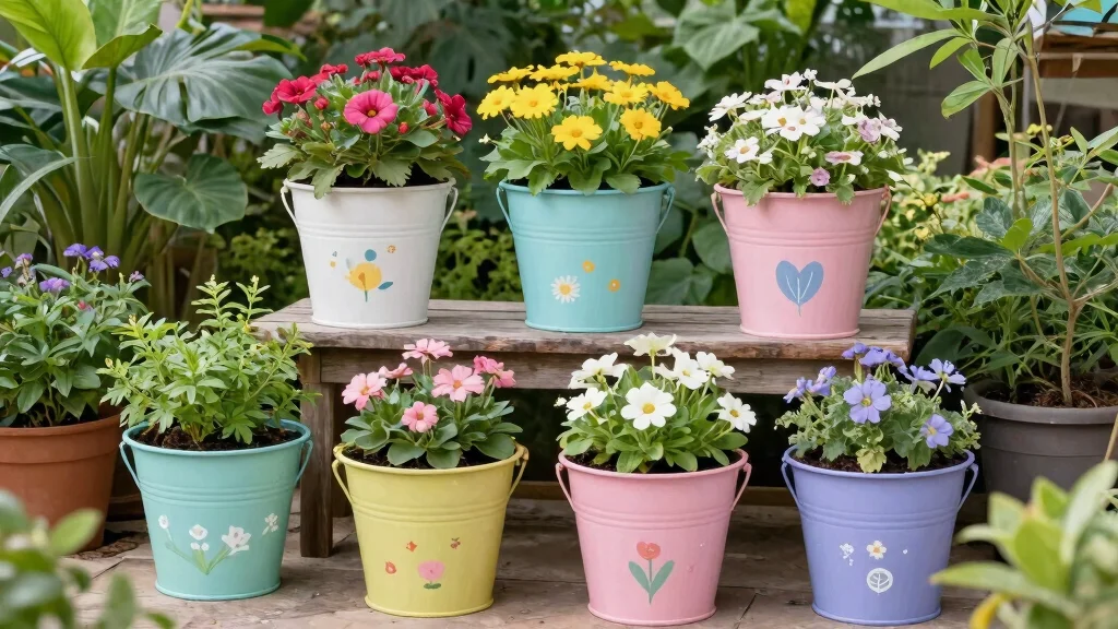 9 Bucket Planters That Are the Cheapest and Cutest Idea You'll See Today